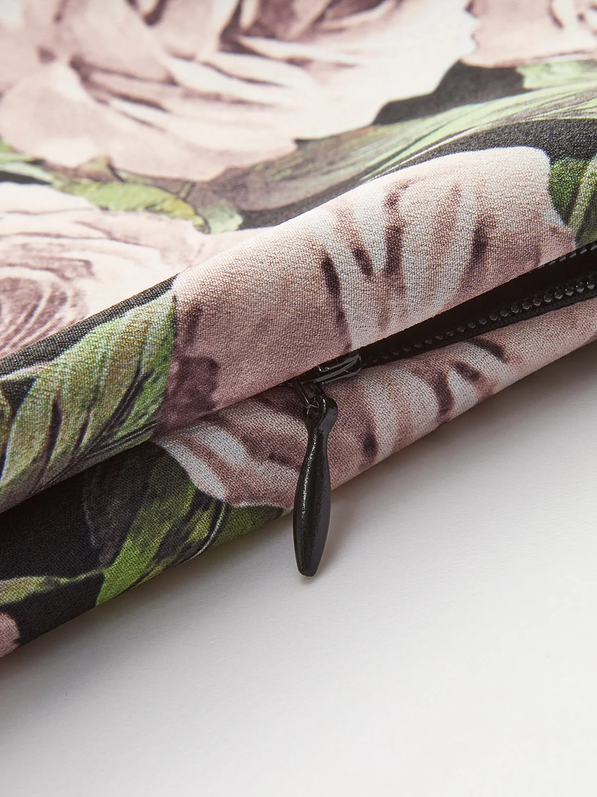 Floral Lace-Trim Tie-Back Dress sold by COMMENSE product image thumbnail 4