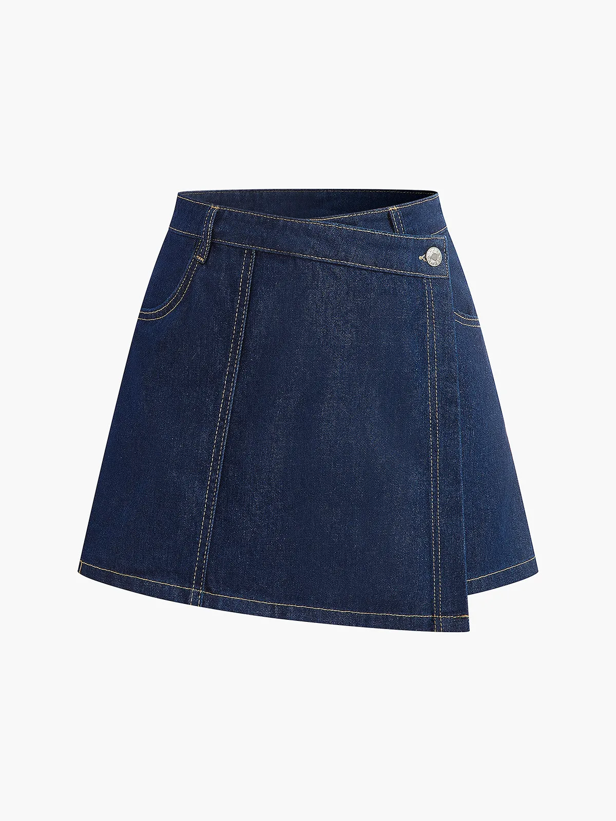 Denim Pocket Detail Shorts Set sold by COMMENSE product image thumbnail 3