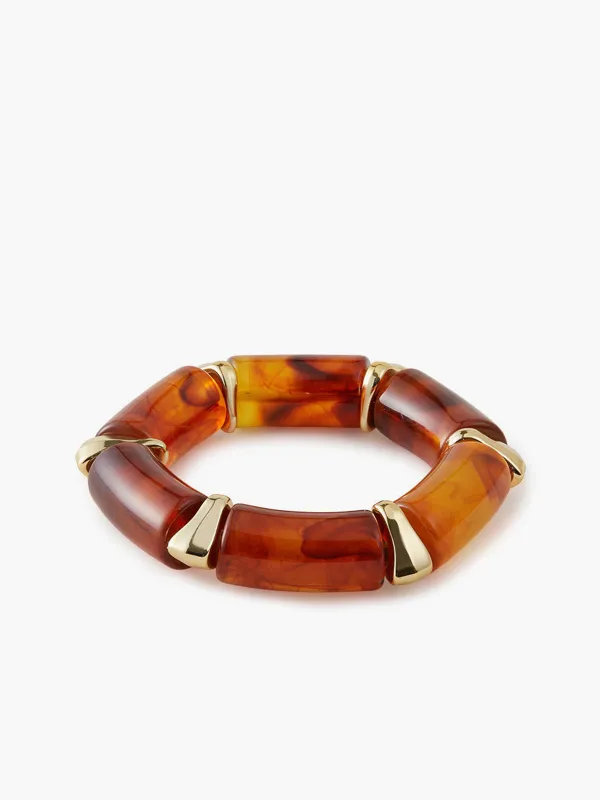 Resin Link Cuff Bracelet made by COMMENSE