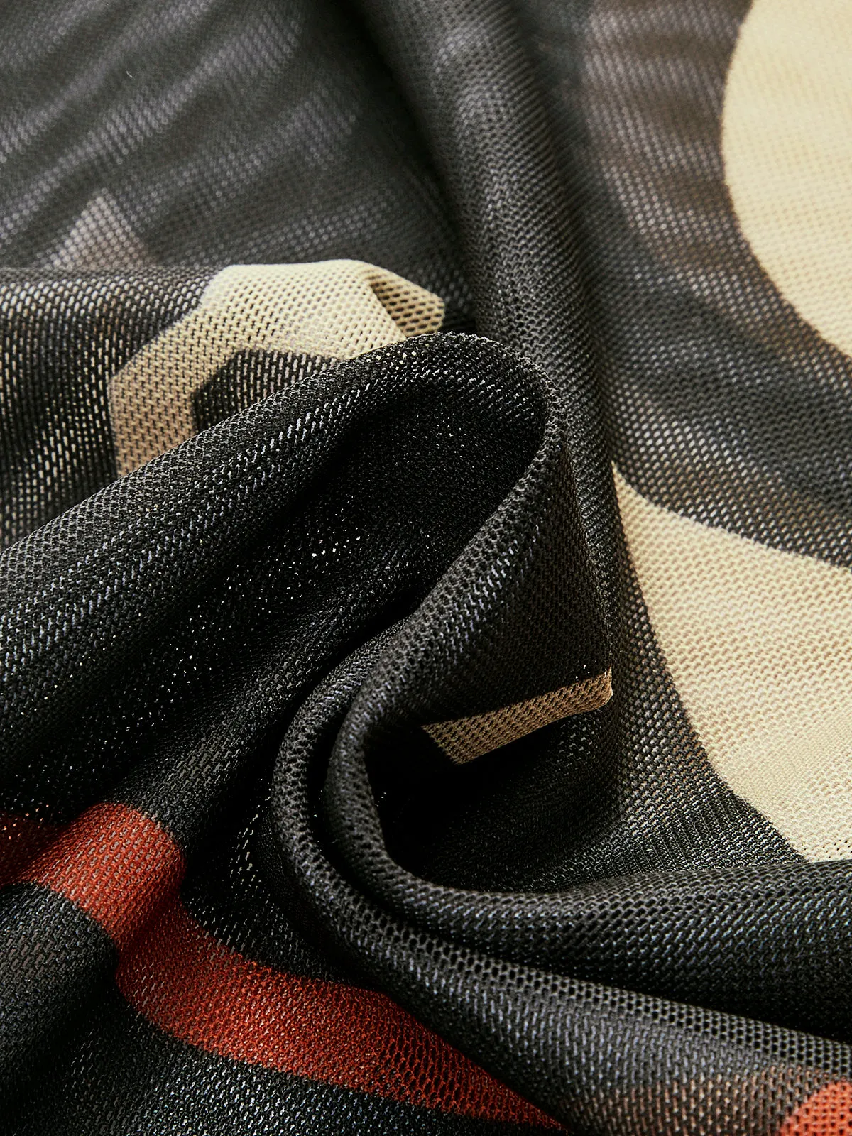 Sheer Printed Wide-Leg Beach Pants sold by COMMENSE product image thumbnail 4