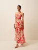 Mesh Printed Cover-Up Skirt sold by COMMENSE