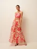 Mesh Printed Cover-Up Skirt sold by COMMENSE