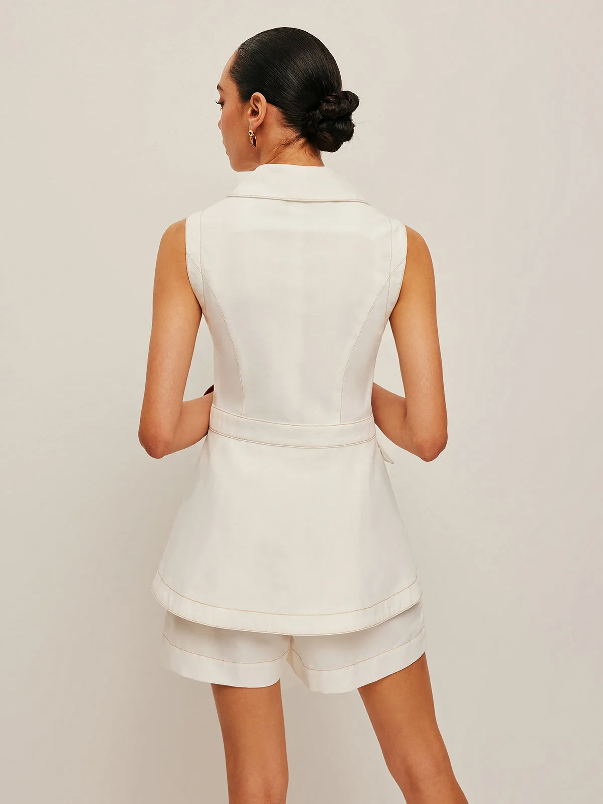 Pocket Detail Tailored Shorts sold by COMMENSE product image thumbnail 5