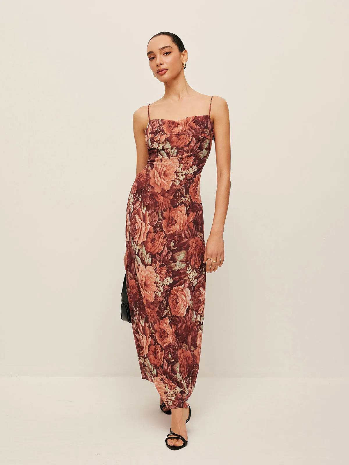 Floral Chiffon Cami Dress sold by COMMENSE product image thumbnail 4