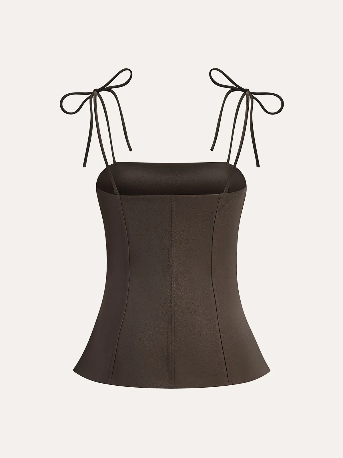 Tie Shoulder Corset Top sold by COMMENSE product image thumbnail 2