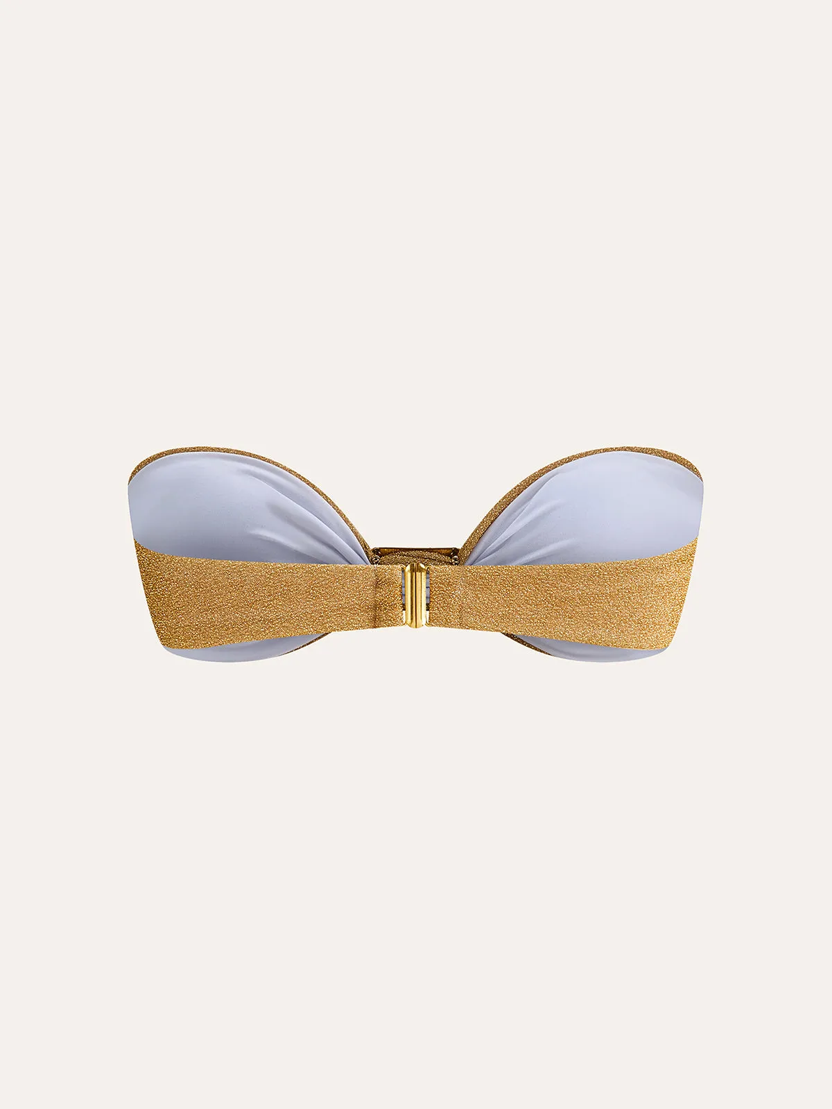 Metallic Bow Bandeau Bikini Top sold by COMMENSE product image thumbnail 3