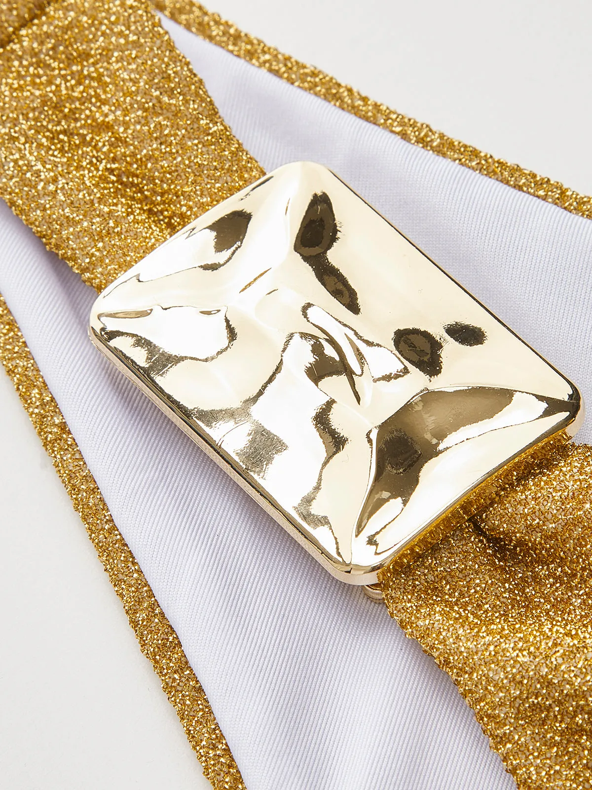 Gold Metallic Detail Bikini Bottom sold by COMMENSE product image thumbnail 3