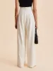 Embellished High-Waist Wide-Leg Pants sold by COMMENSE