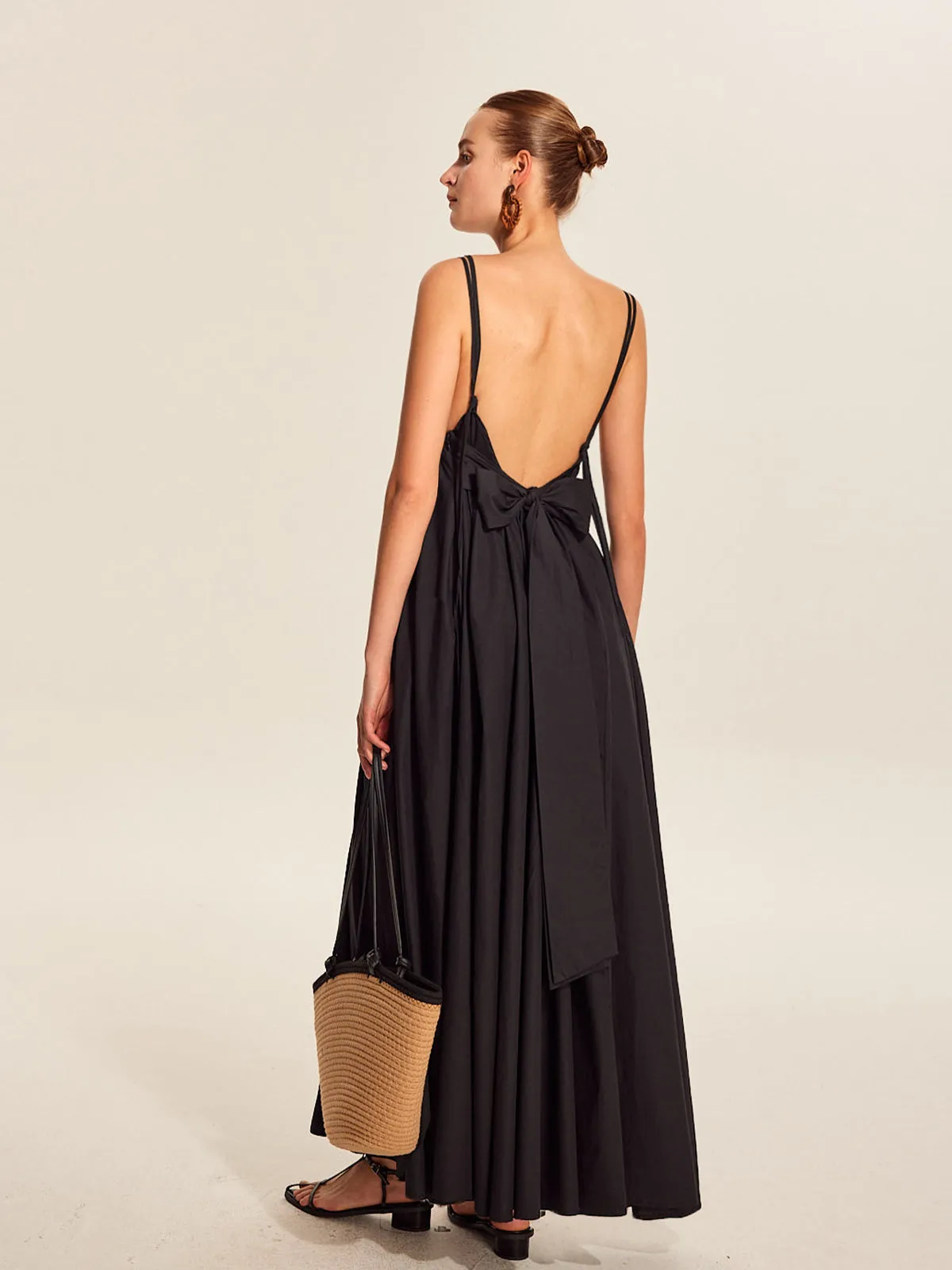 Double Strap V-Neck Cami Dress sold by COMMENSE