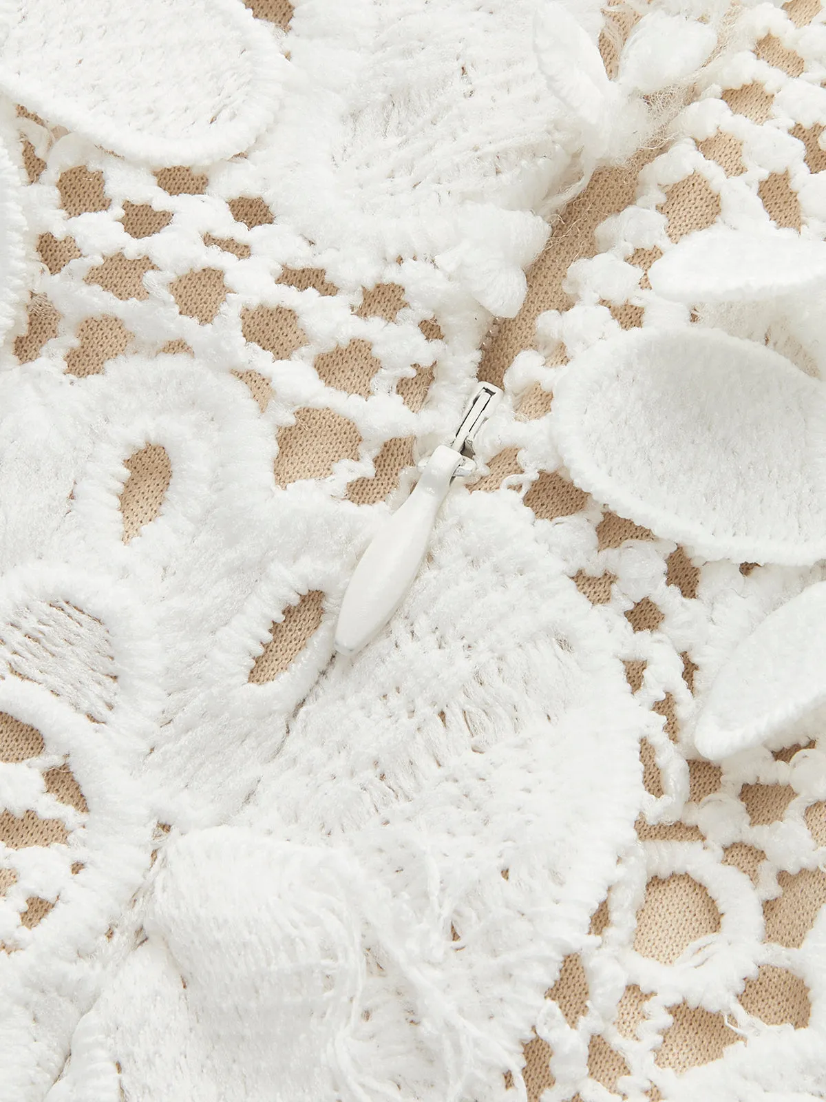 Strapless 3D Floral Lace Dress sold by COMMENSE product image thumbnail 2