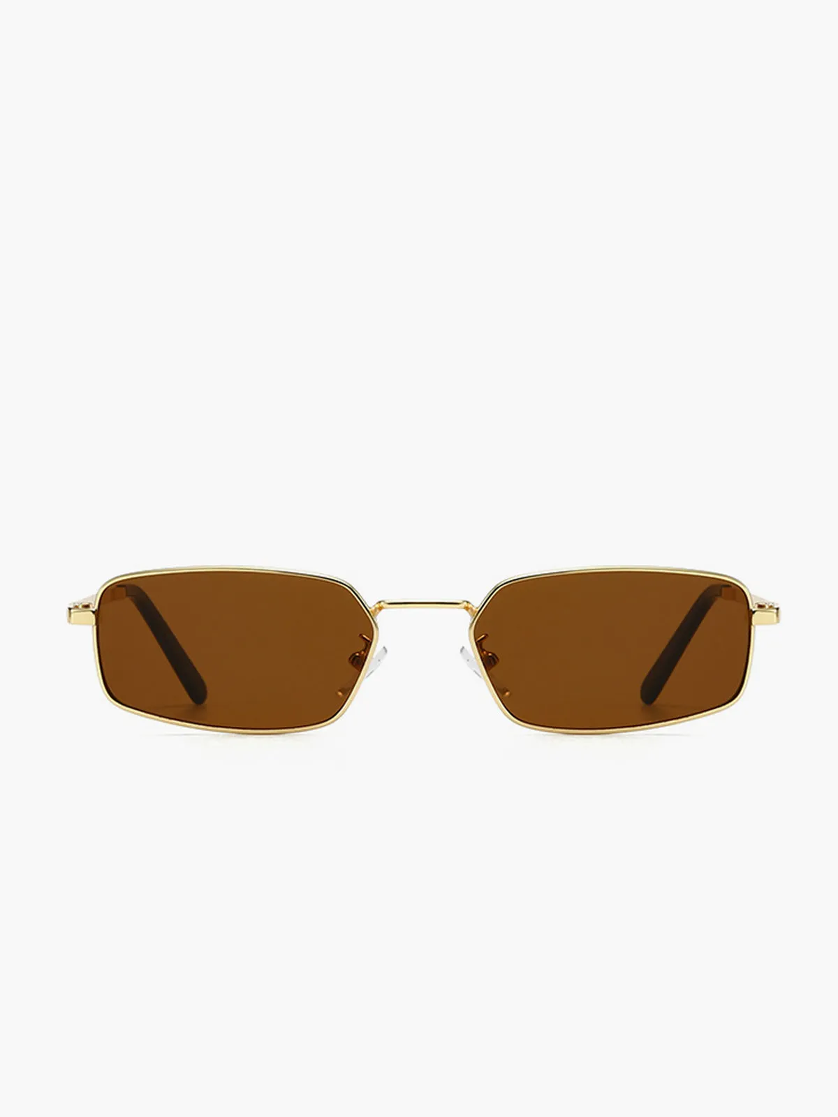 Retro Square Metal Frame Sunglasses sold by COMMENSE product image thumbnail 3