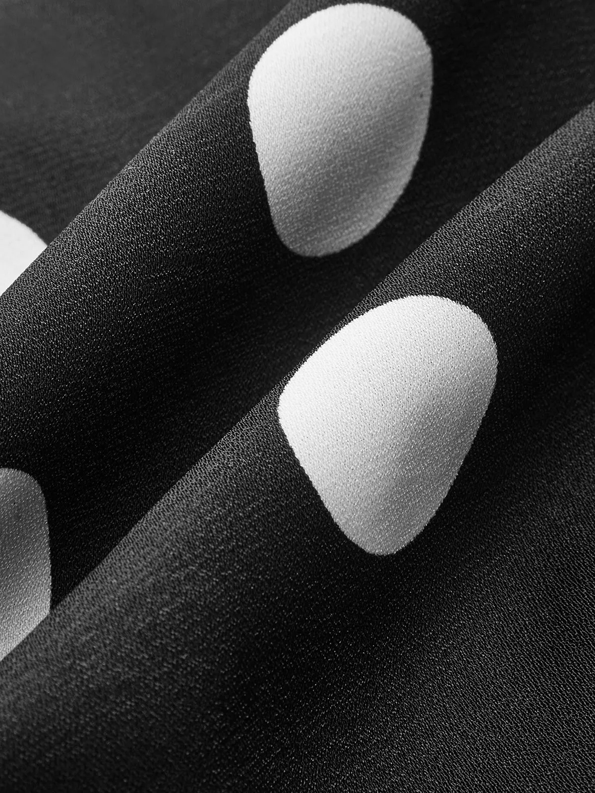 One-Shoulder Polka Dot Peplum Dress sold by COMMENSE product image thumbnail 4