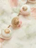 Cotton & Linen Puff Sleeve Floral Belted Dress sold by COMMENSE