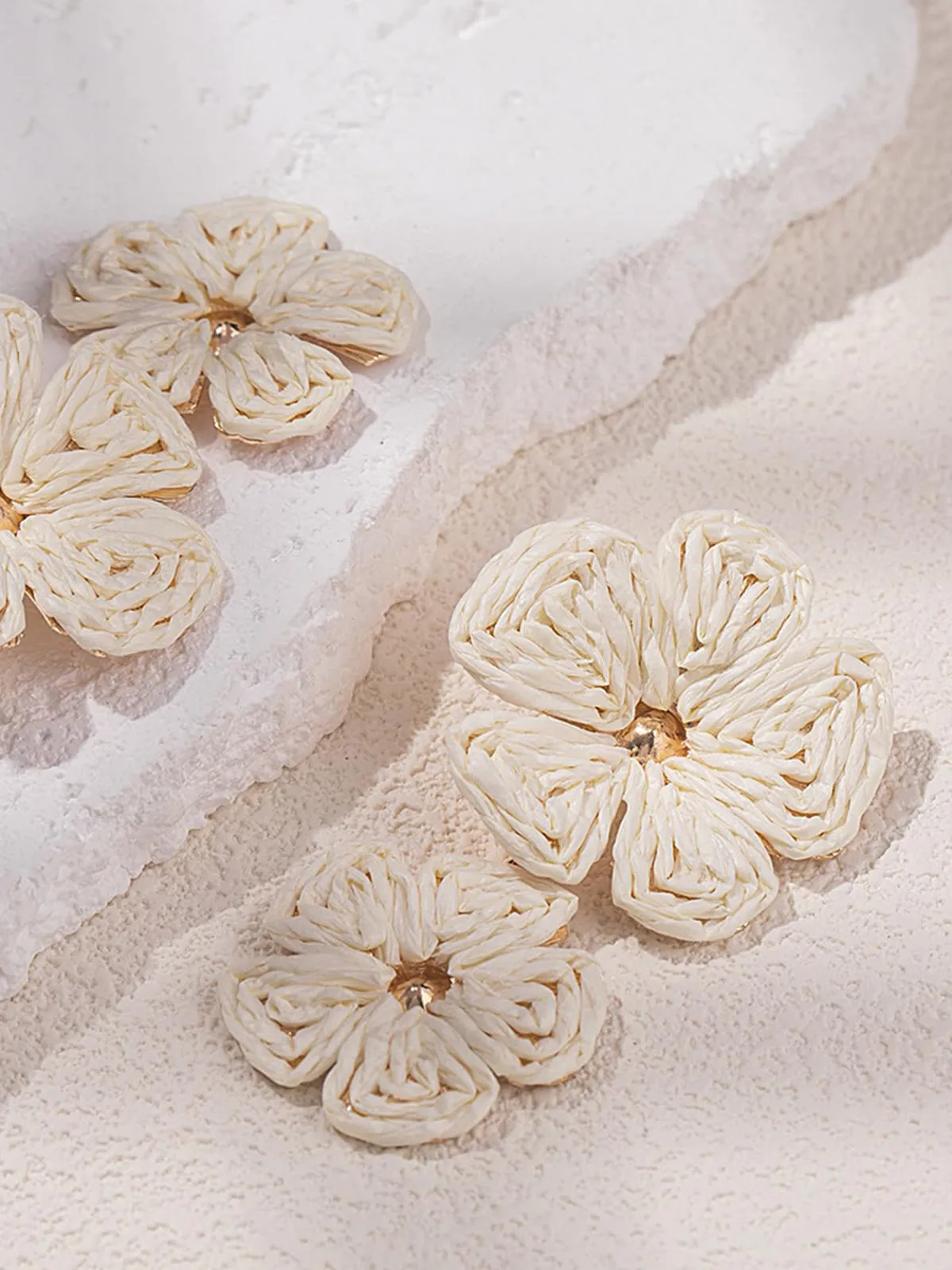 Gilded Lace Petal Earrings sold by COMMENSE product image thumbnail 2