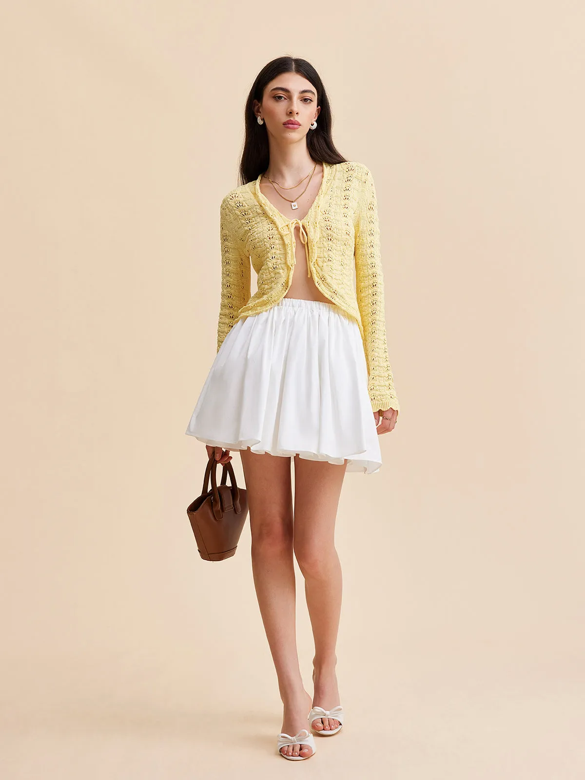 Cotton Pleated Skirt sold by COMMENSE product image thumbnail 2