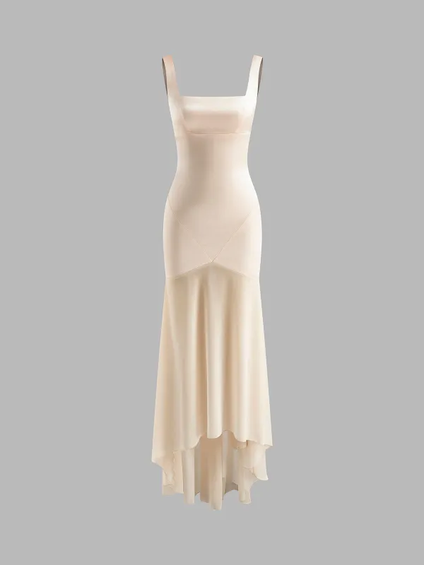 Sheer Chiffon Panel Tank Dress sold by COMMENSE