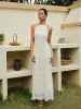 Halter Strappy Back Ruffled Dress sold by COMMENSE