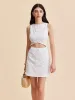 Cotton Eyelet Cut-out Dress sold by COMMENSE