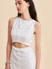 Cotton Eyelet Cut-out Dress sold by COMMENSE