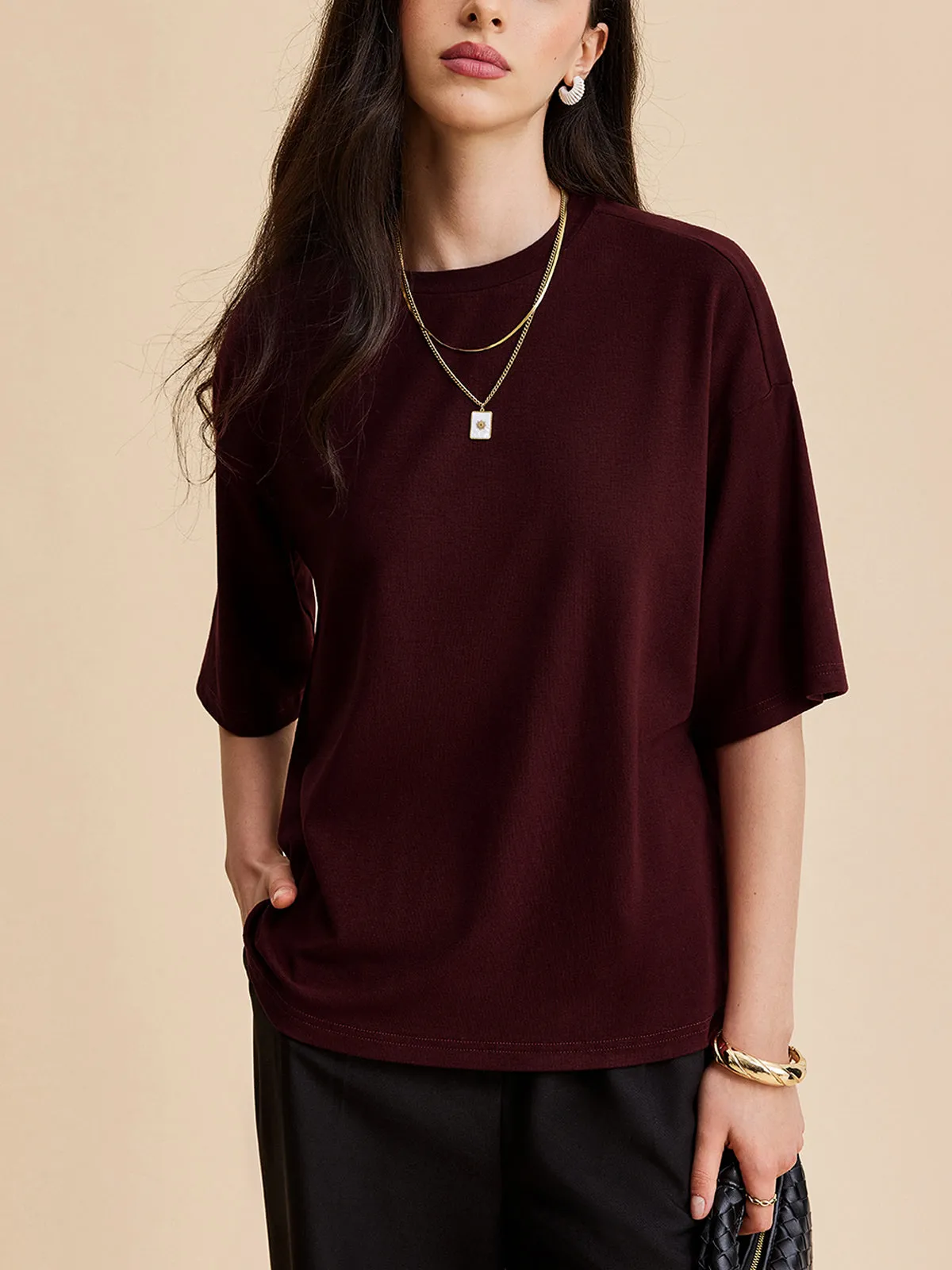 Split Back Tie Knot Top sold by COMMENSE product image thumbnail 3