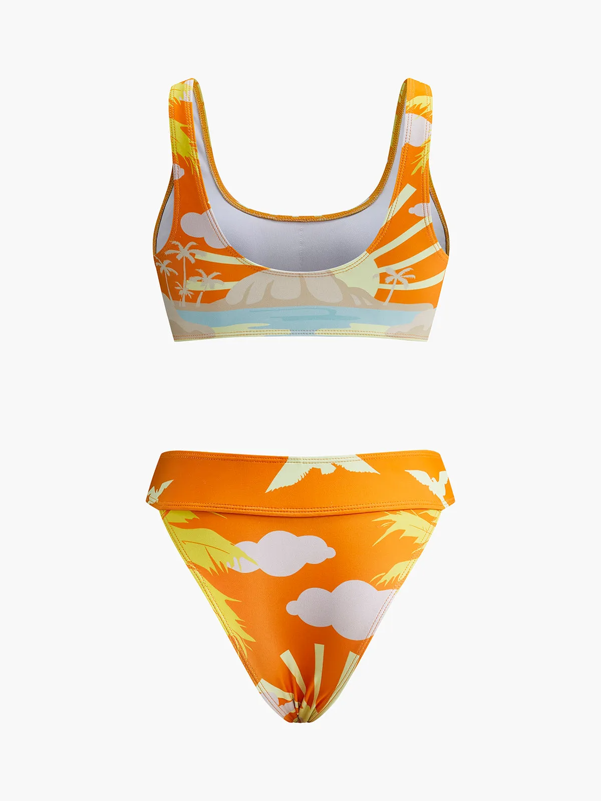 Tropical Print Bikini Set sold by COMMENSE product image thumbnail 2