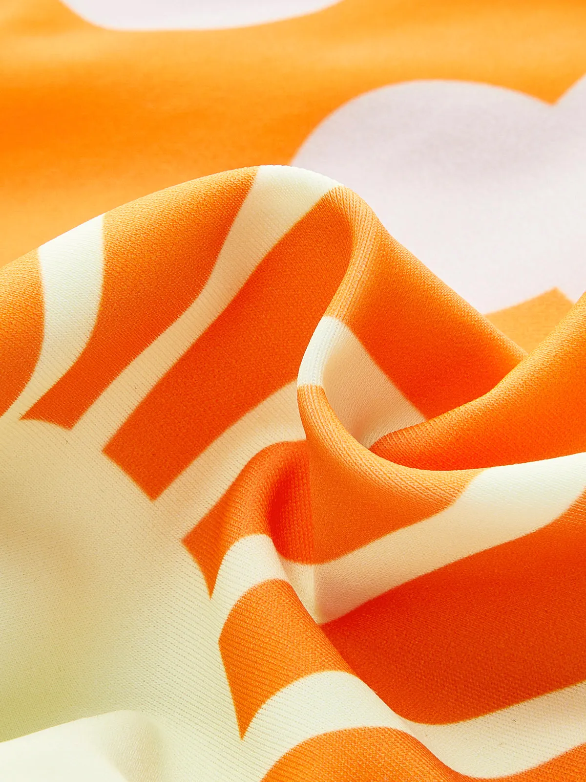 Tropical Print Back Cut-Out One-Piece Swimsuit sold by COMMENSE product image thumbnail 3