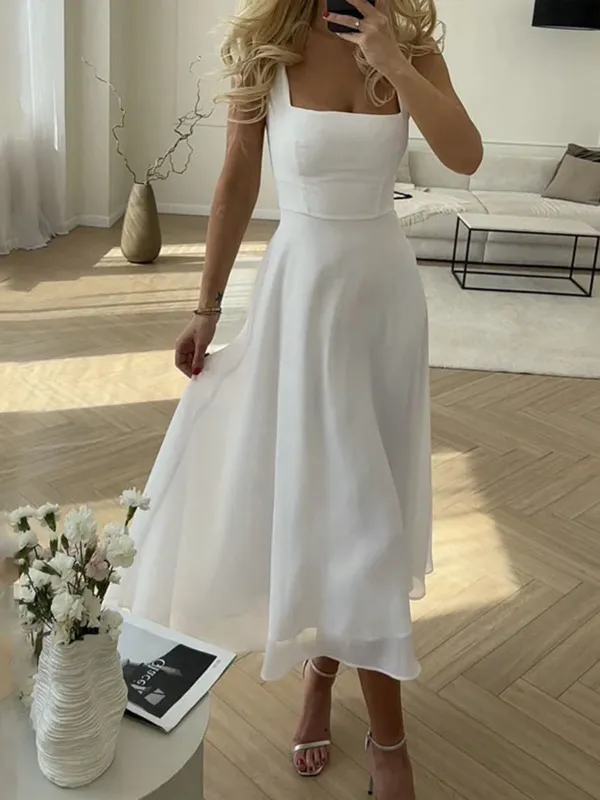 Semi-Sheer Cami Long Dress sold by COMMENSE