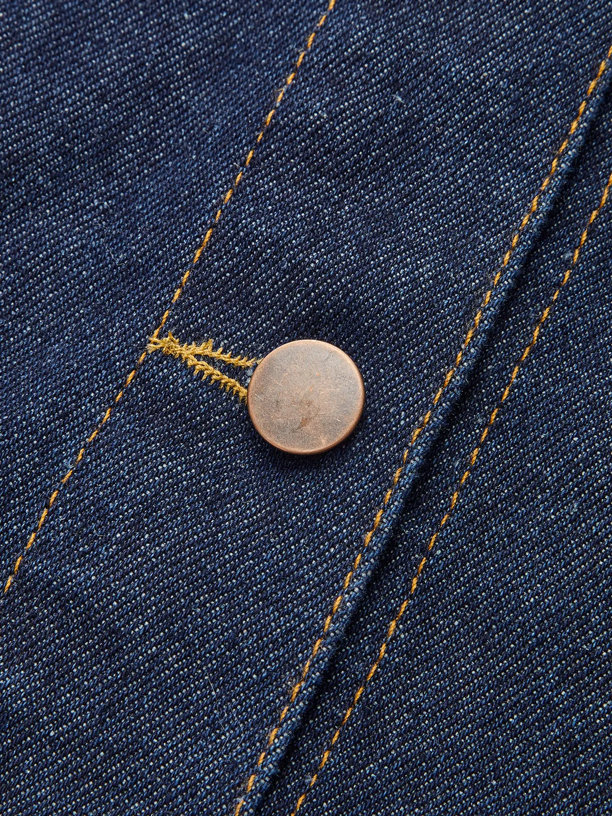 Denim Button-Up Sleeveless Vest sold by COMMENSE product image thumbnail 3