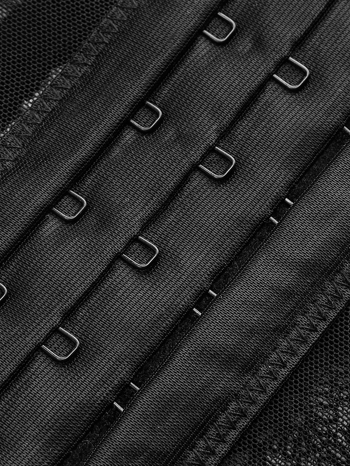 Semi-Sheer Floral Lace Corset Top sold by COMMENSE product image thumbnail 4