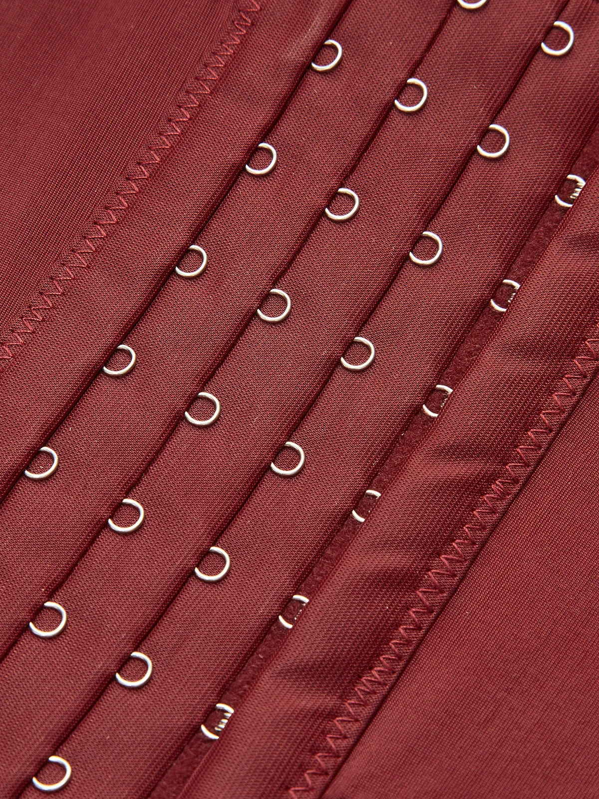 Semi-Sheer Spaghetti Strap Piping Corset Top sold by COMMENSE product image thumbnail 4