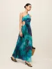 Side Cut-Out One-Shoulder Pleated Dress sold by COMMENSE