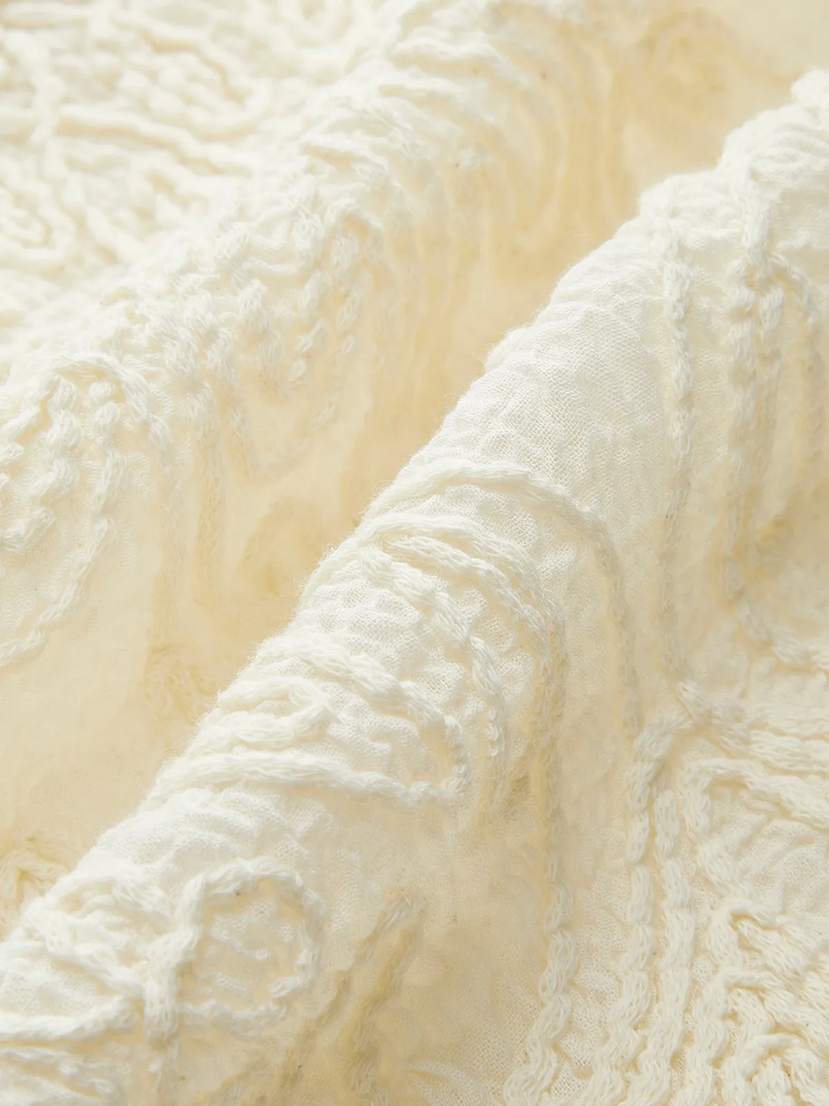 Semi-Sheer Crochet Lace Floral Detail Tank Top sold by COMMENSE product image thumbnail 3