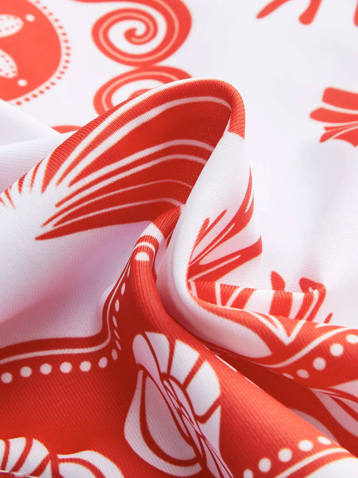 Metal Detail Print One-Piece Swimsuit sold by COMMENSE product image thumbnail 4