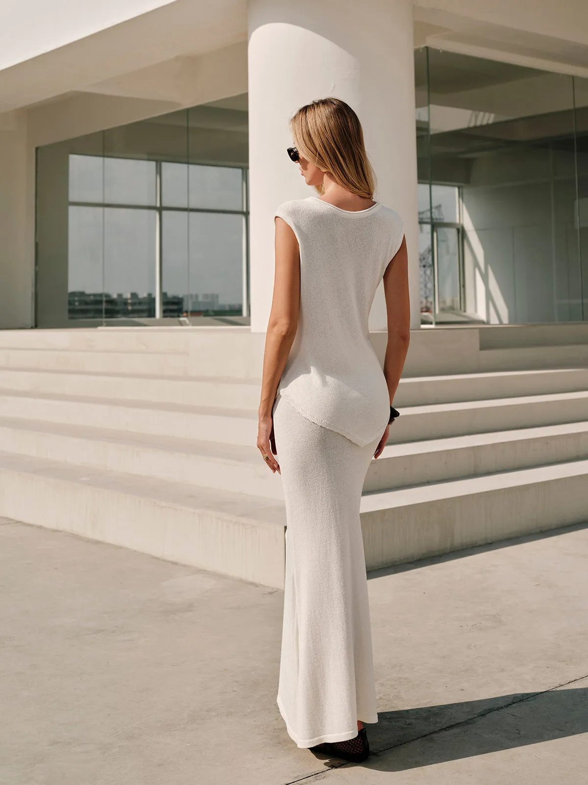 Semi-Sheer Triangle Skirt Set Without Belt sold by COMMENSE product image thumbnail 5