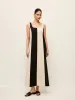 Cotton & Linen Striped Sleeveless Dress sold by COMMENSE