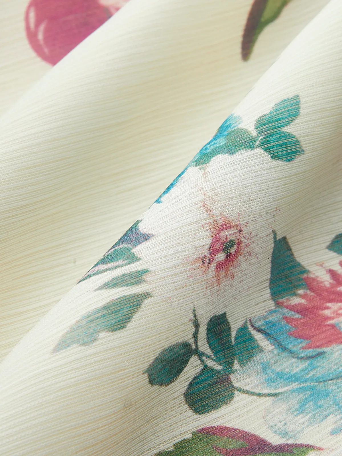 Floral Print Tie-Strap Belted Dress sold by COMMENSE product image thumbnail 3