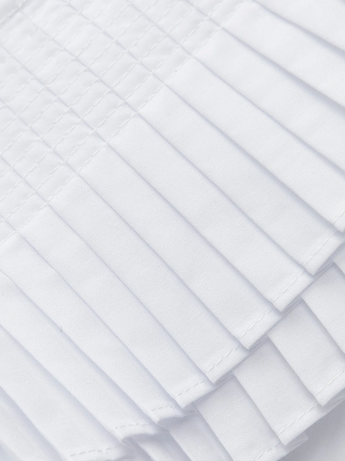 Pleated V-Neck Button-Detail Top sold by COMMENSE product image thumbnail 3