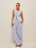 Cotton & Linen Tie-Back Vest With Pants Set sold by COMMENSE