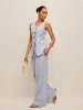 Cotton & Linen Tie-Back Vest With Pants Set sold by COMMENSE