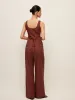 Cotton & Linen Tied Back Vest With Drawstring Pants Set sold by COMMENSE