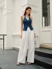 Mid-Waist Wide-Leg Pants sold by COMMENSE