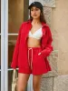 Cotton Pockets Drawstring Shorts Set sold by COMMENSE