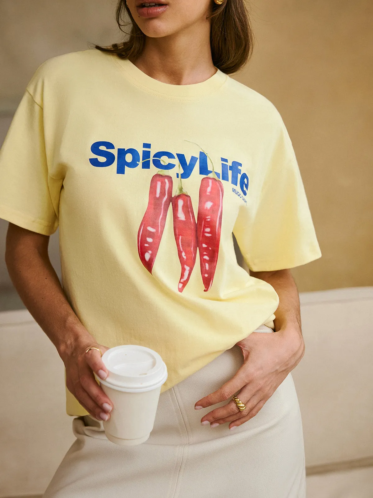 Cotton Print T-Shirt sold by COMMENSE product image thumbnail 4
