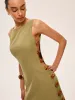 Cotton & Linen Cut-Out Side Dress sold by COMMENSE