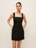 Cotton & Linen Button-Front Dress With Pockets sold by COMMENSE