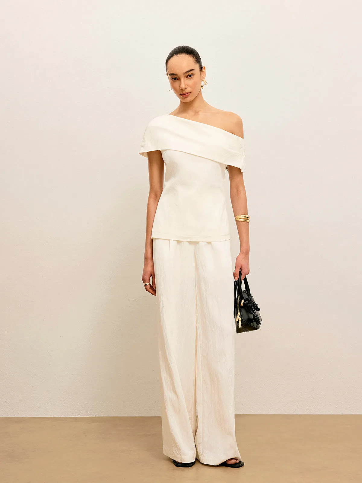 One-Shoulder Draped Top sold by COMMENSE product image thumbnail 5