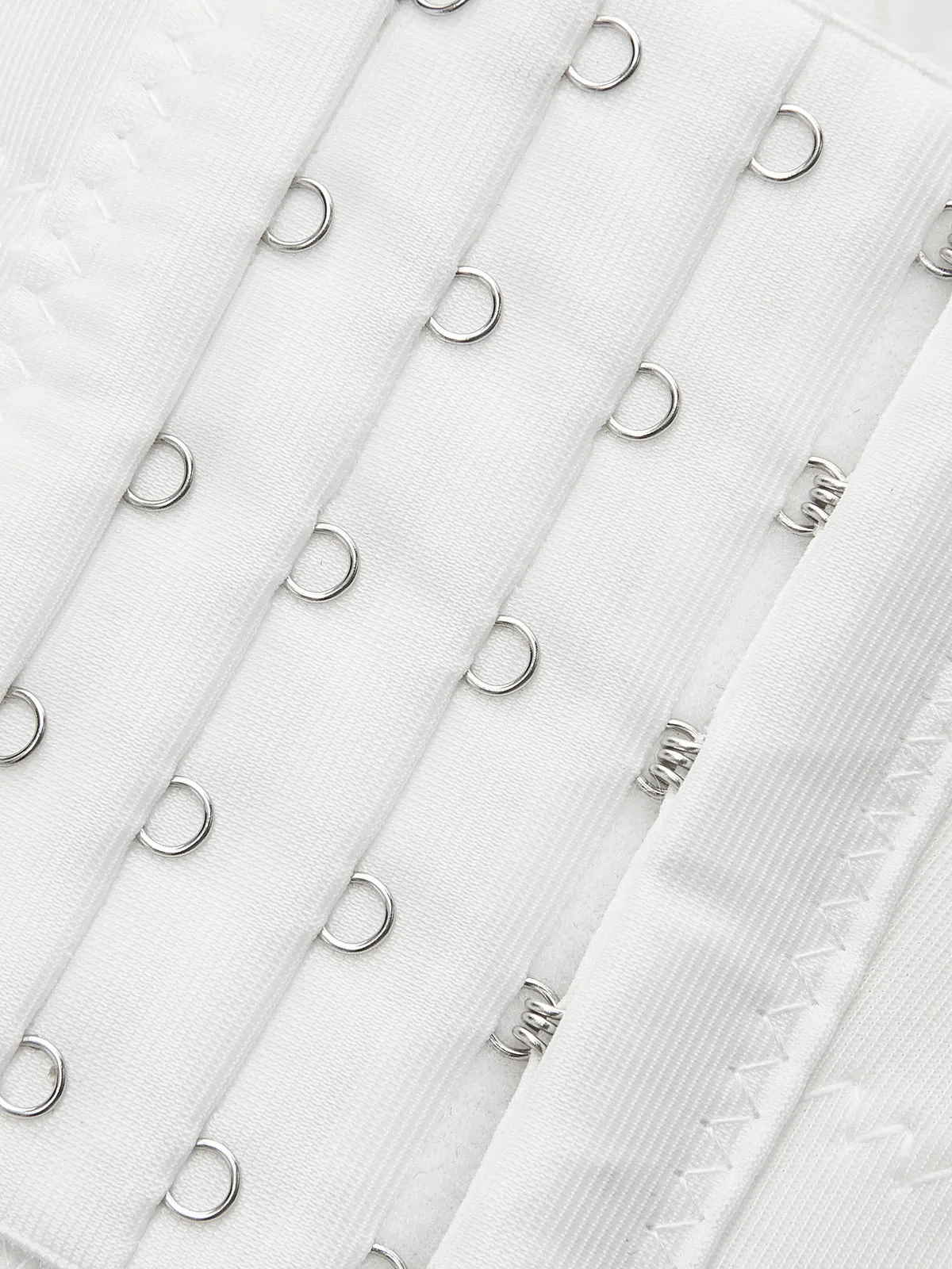 Semi-Sheer Embroidered Floral Sweetheart Corset sold by COMMENSE product image thumbnail 3