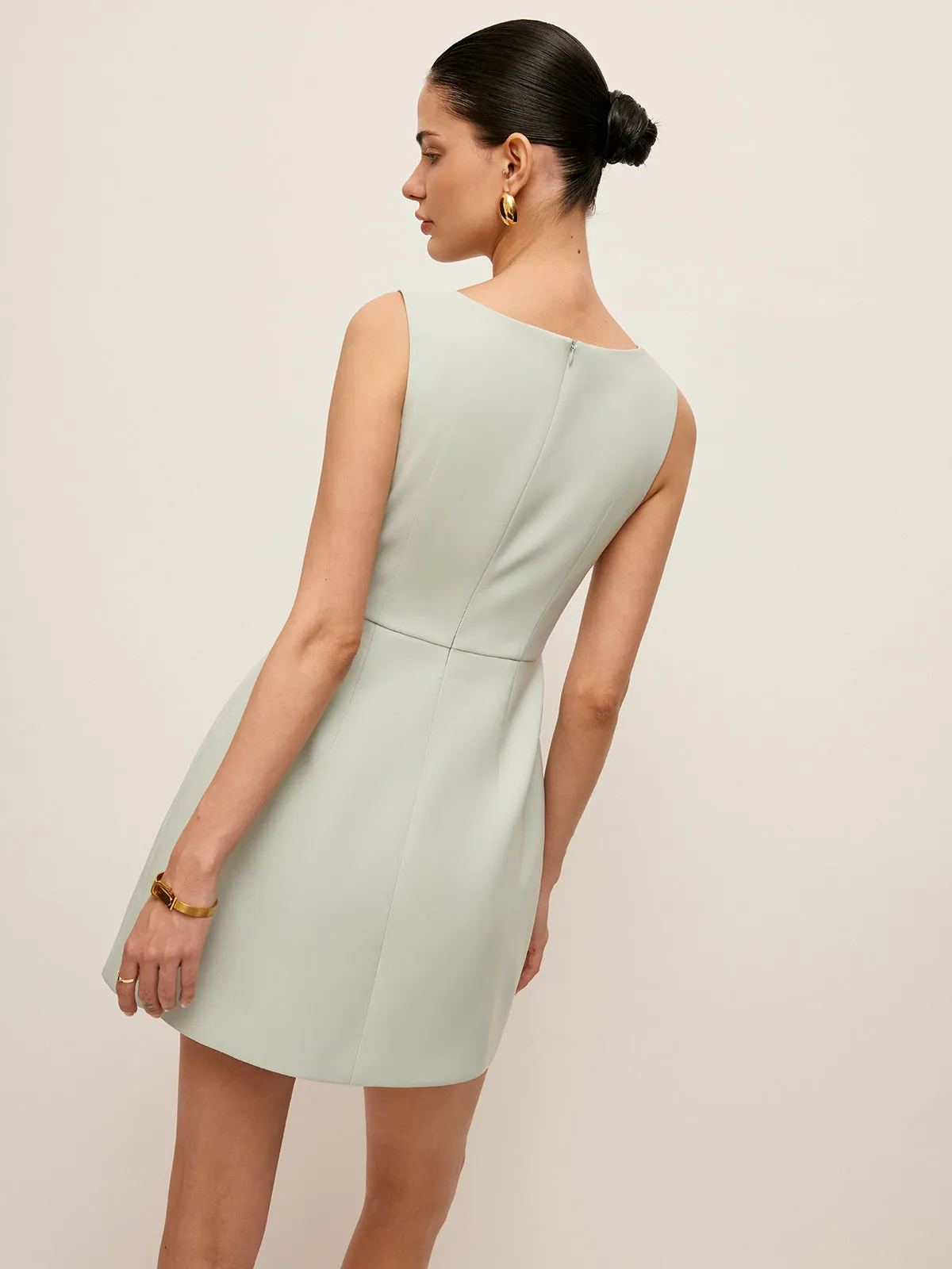 Pocket Detail Sleeveless Dress sold by COMMENSE product image thumbnail 4