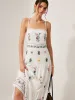 Boho Lace-Up Back Cami Dress sold by COMMENSE