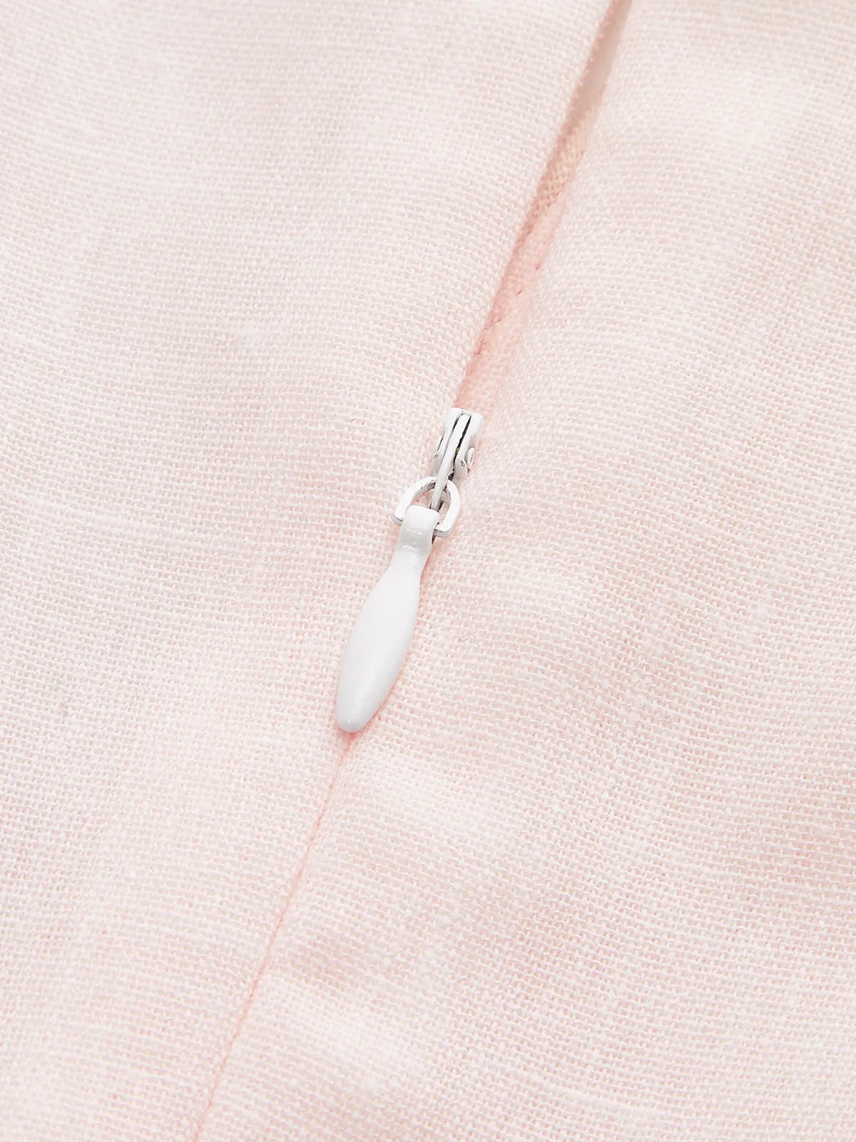 V-Neck Floral Tie Waist Dress sold by COMMENSE product image thumbnail 3